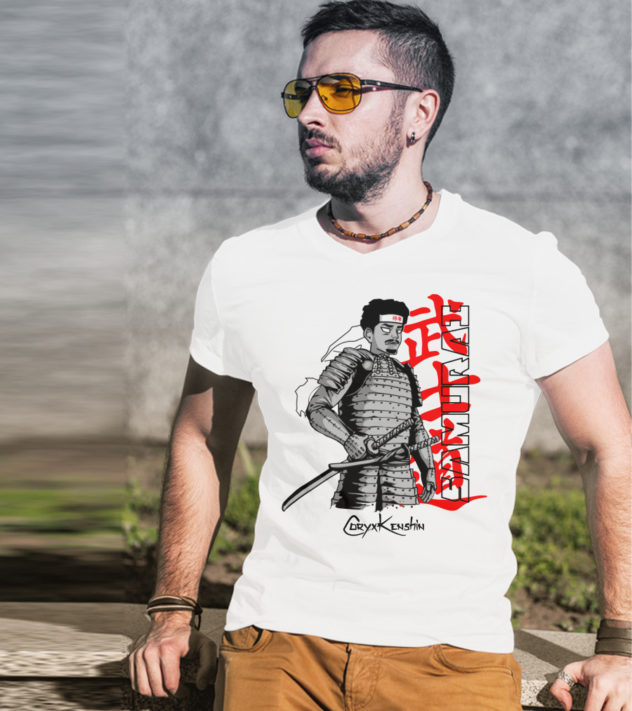 CoryxKenshin Samurai Warrior T-Shirt