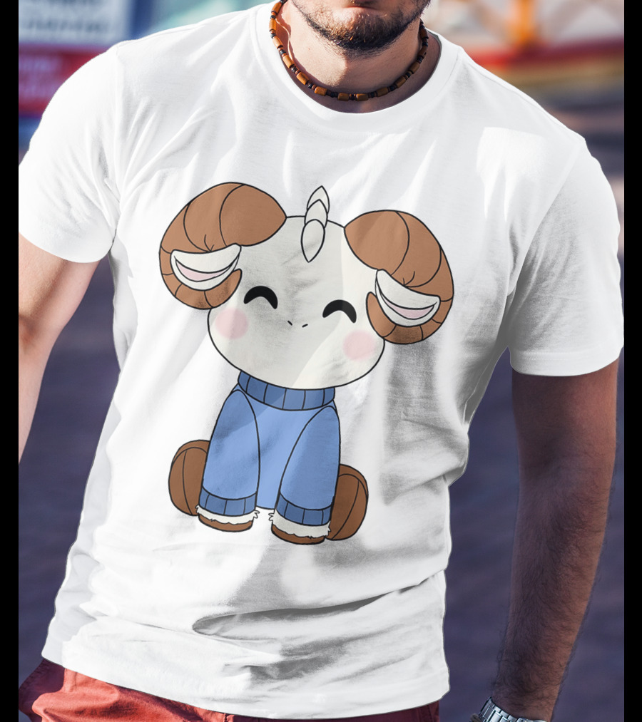Jschlatt Ram Hoodie Min Plush Cartoon T-Shirt