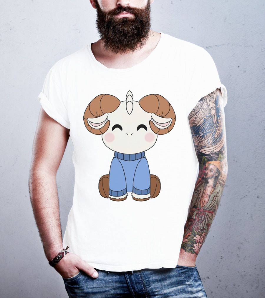 Jschlatt Ram Hoodie Min Plush Cartoon T-Shirt