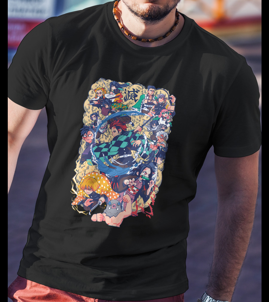 Cute Slayers Demon Hashira Power Battle T-Shirt