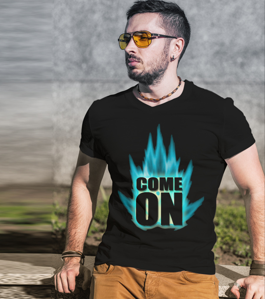 Come On Goku Super Saiyan Aura Burst T-Shirt