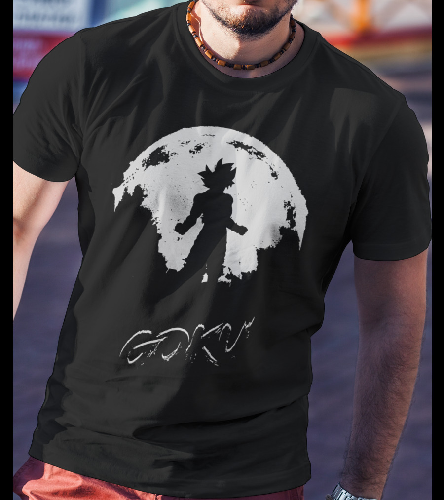 Goku Moon Hero T-Shirt