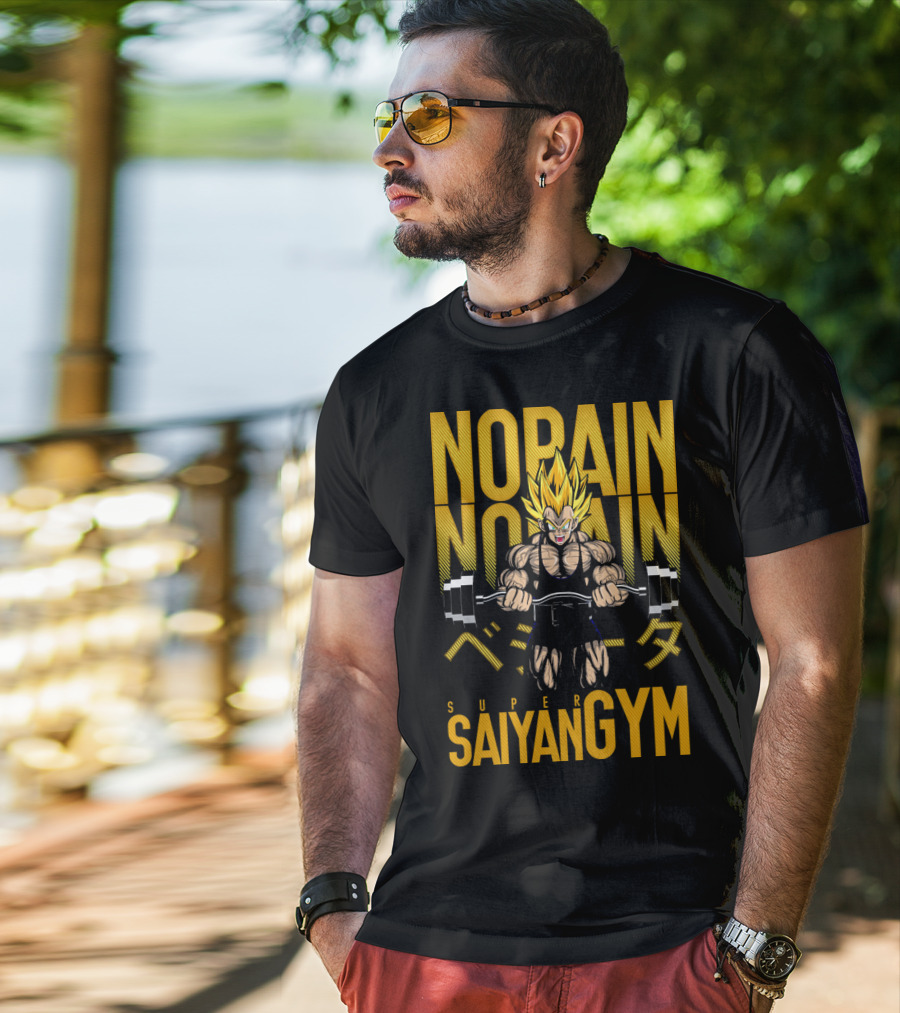 No Pain No Pain Super Saiyan Gym T-Shirt