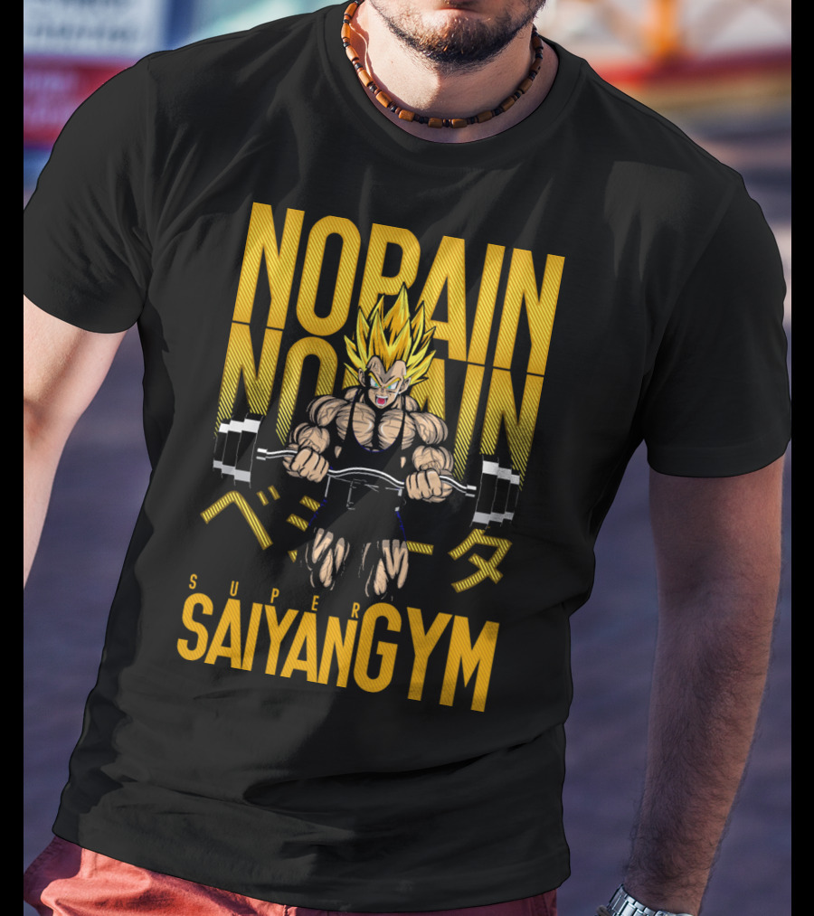 No Pain No Pain Super Saiyan Gym T-Shirt