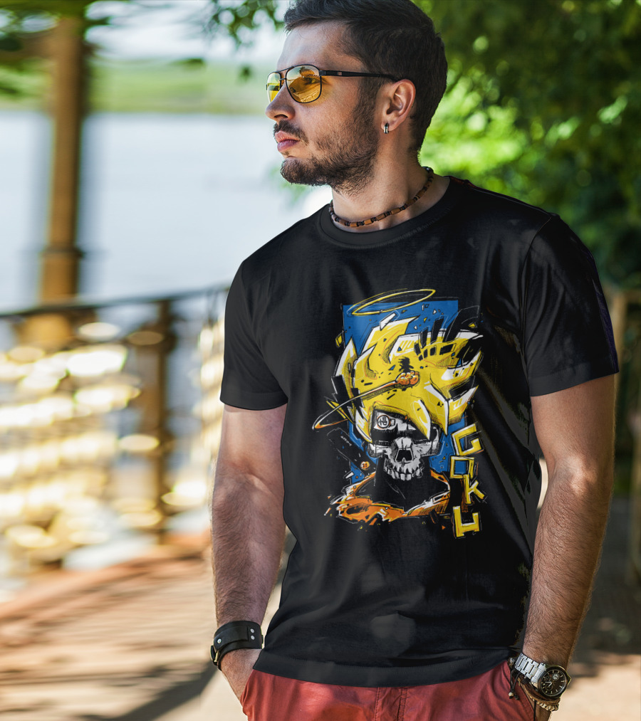 SkullGoku Super Saiyan Anime Fusion T-Shirt