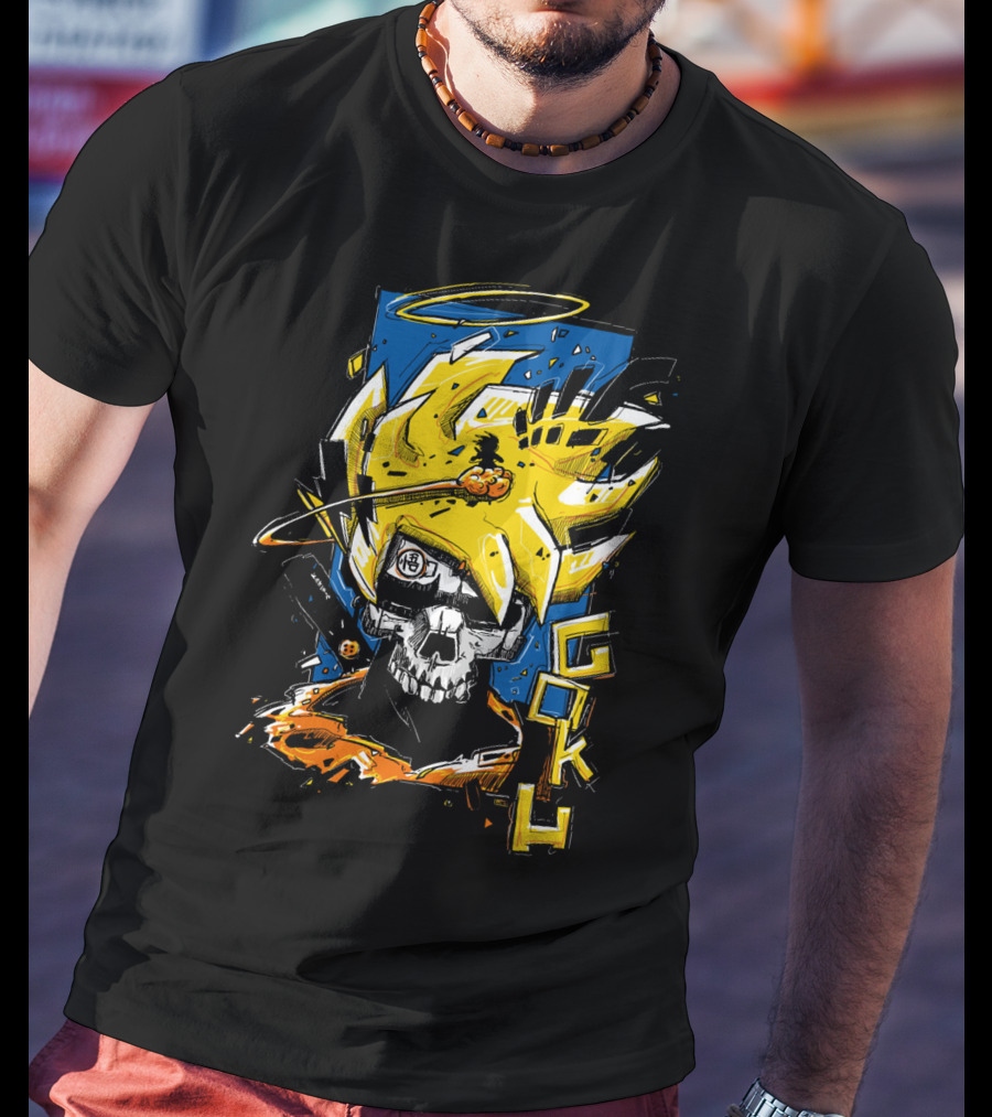 SkullGoku Super Saiyan Anime Fusion T-Shirt