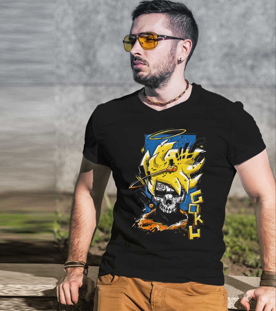 SkullGoku Super Saiyan Anime Fusion T-Shirt