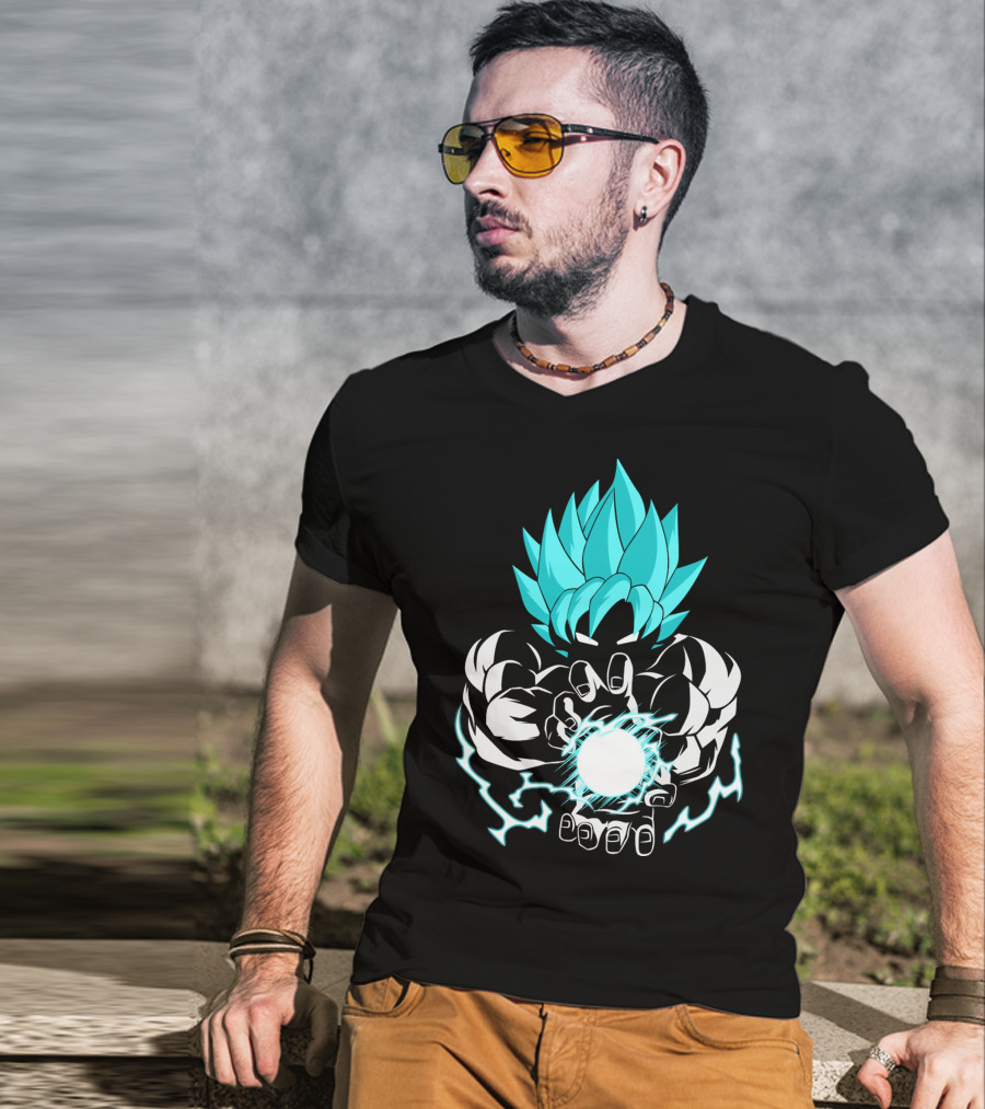 Super Saiyan Blue Energy Charge T-Shirt