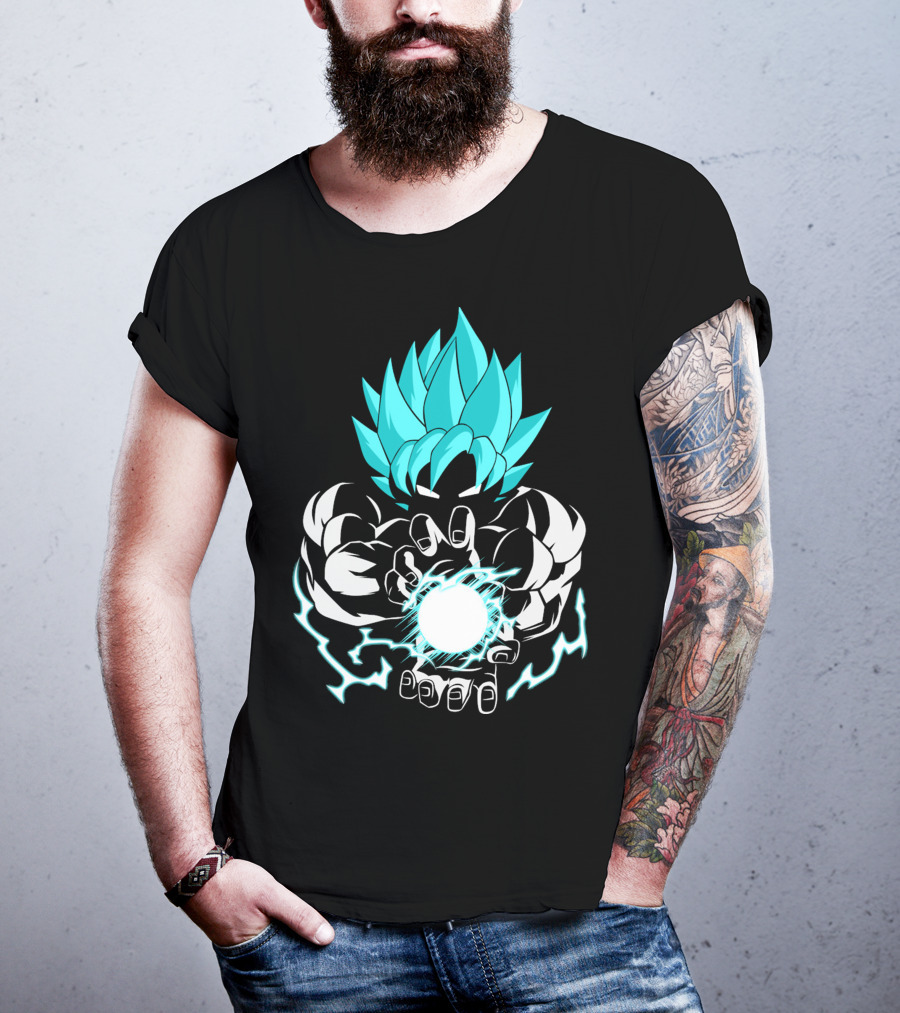 Super Saiyan Blue Energy Charge T-Shirt