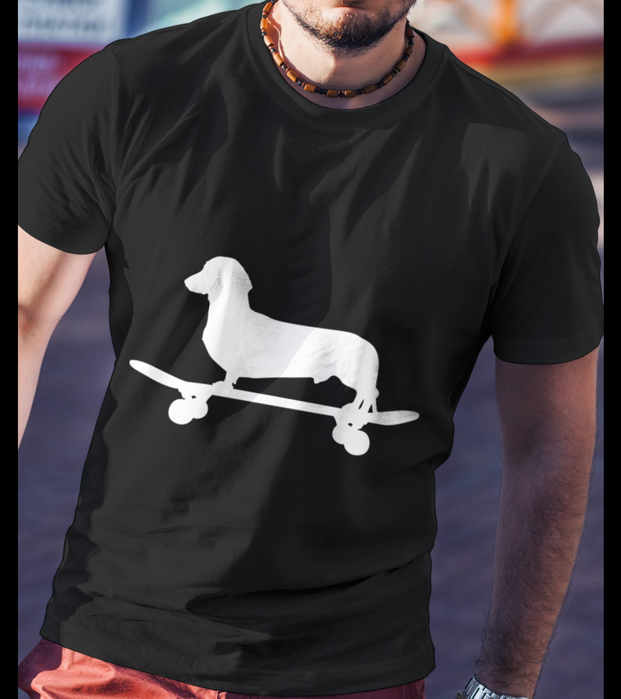 Dog Kute Skateboard T-Shirt