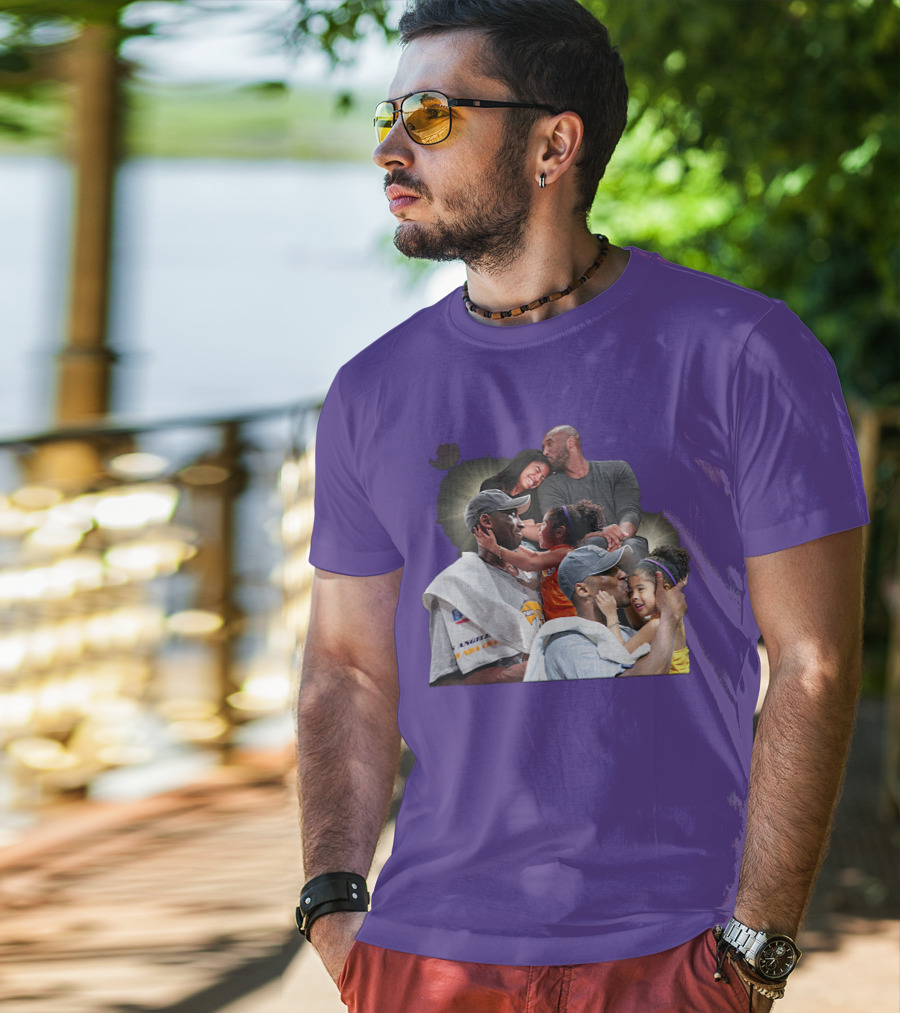 Kobe And Gigi Celebration Los Angeles Lakers Moments T-Shirt