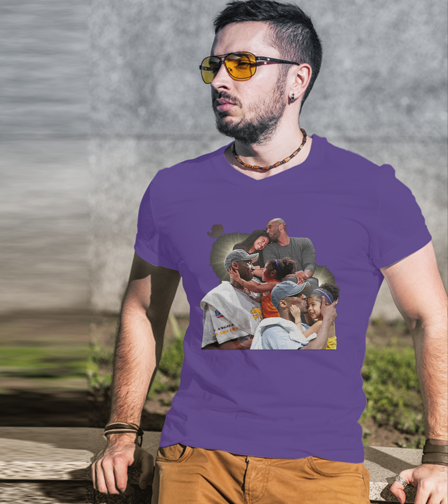 Kobe And Gigi Celebration Los Angeles Lakers Moments T-Shirt
