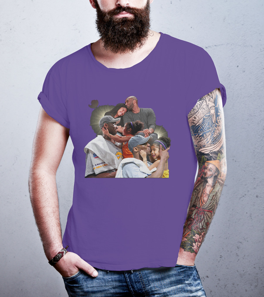 Kobe And Gigi Celebration Los Angeles Lakers Moments T-Shirt