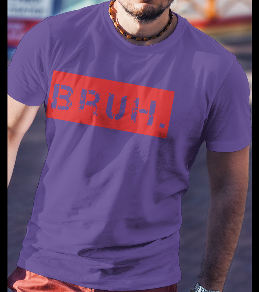 Bruh Meme Funny Saying Brother Teens Greeting T-Shirt