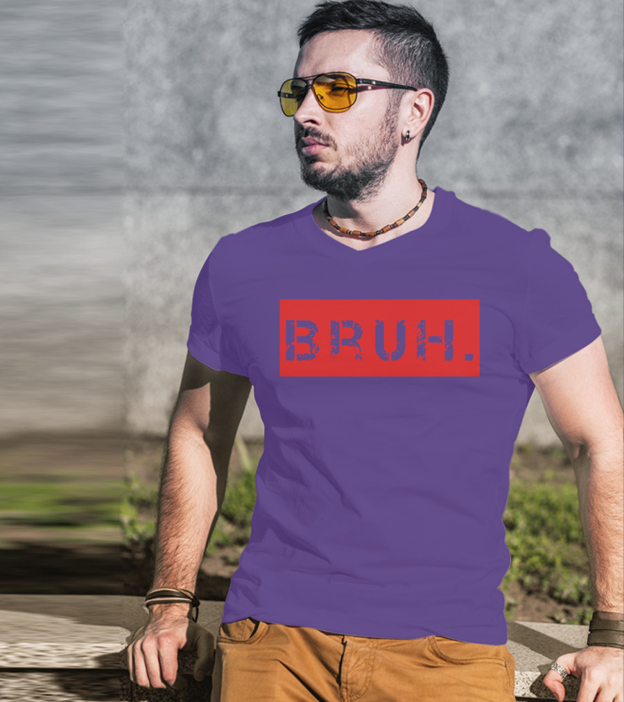 Bruh Meme Funny Saying Brother Teens Greeting T-Shirt
