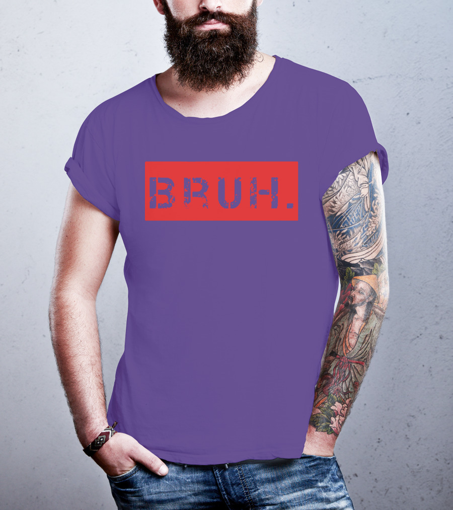 Bruh Meme Funny Saying Brother Teens Greeting T-Shirt