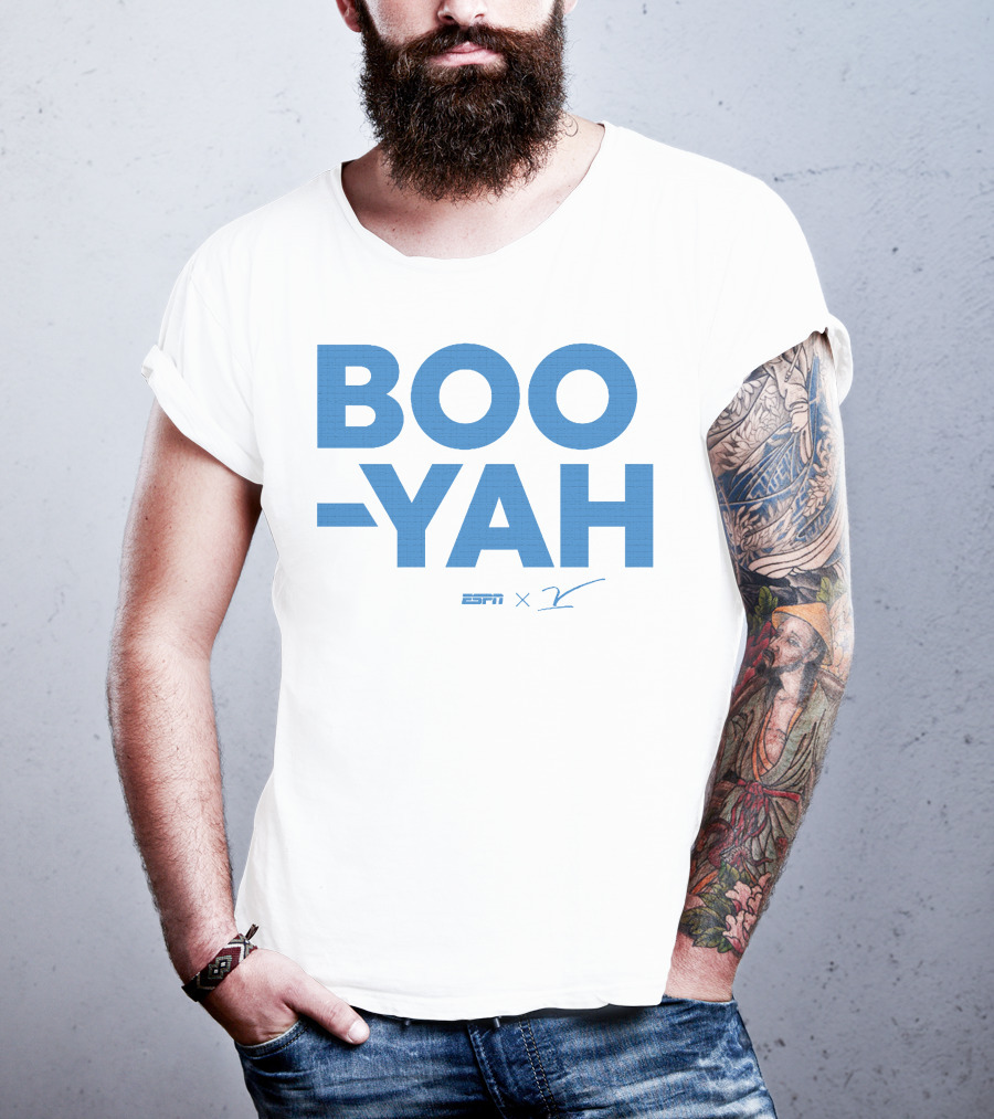 Stuart Scott Booyah ESPN X V T-Shirt