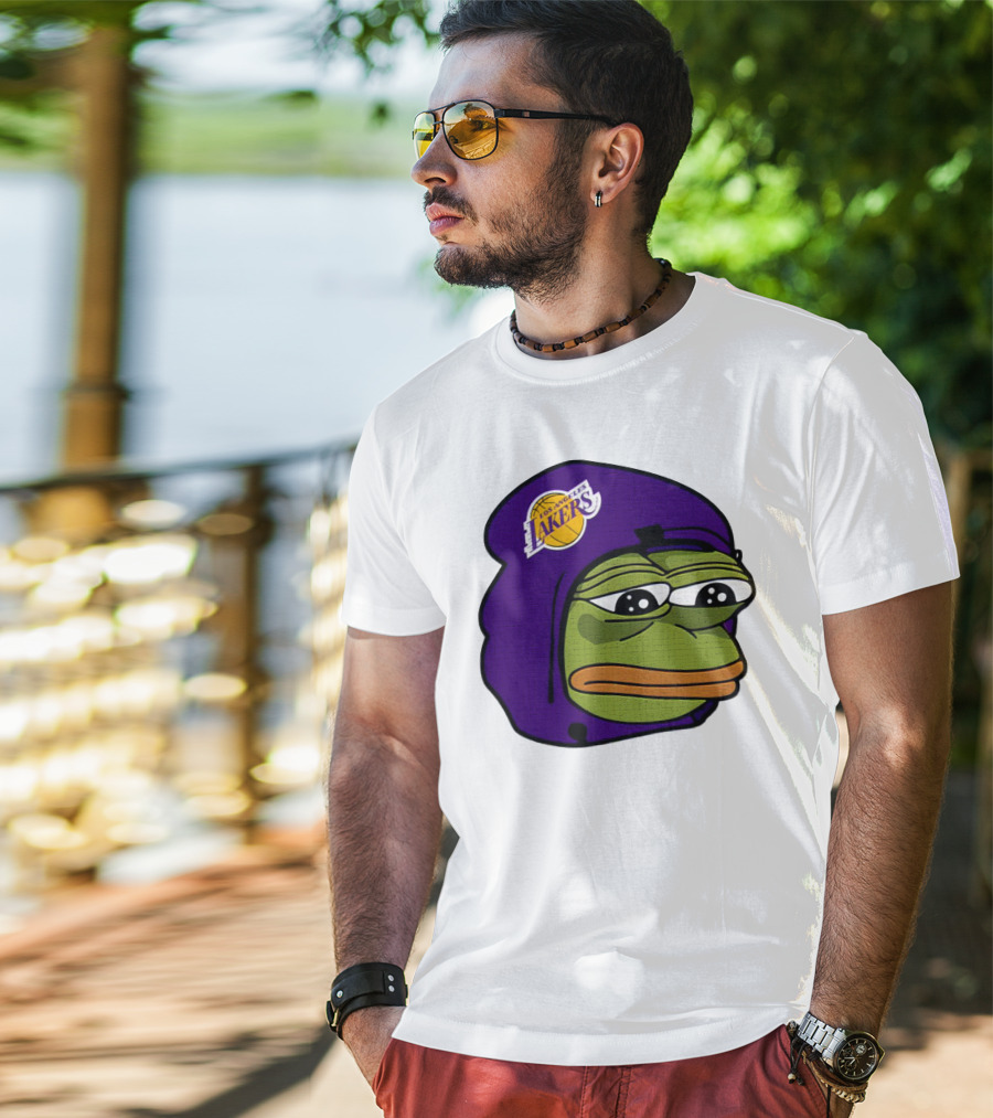 Pepe The Frog Los Angeles Lakers T-Shirt