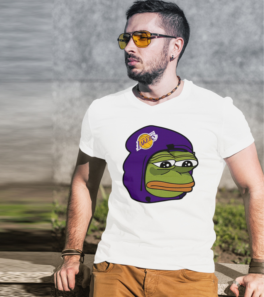 Pepe The Frog Los Angeles Lakers T-Shirt