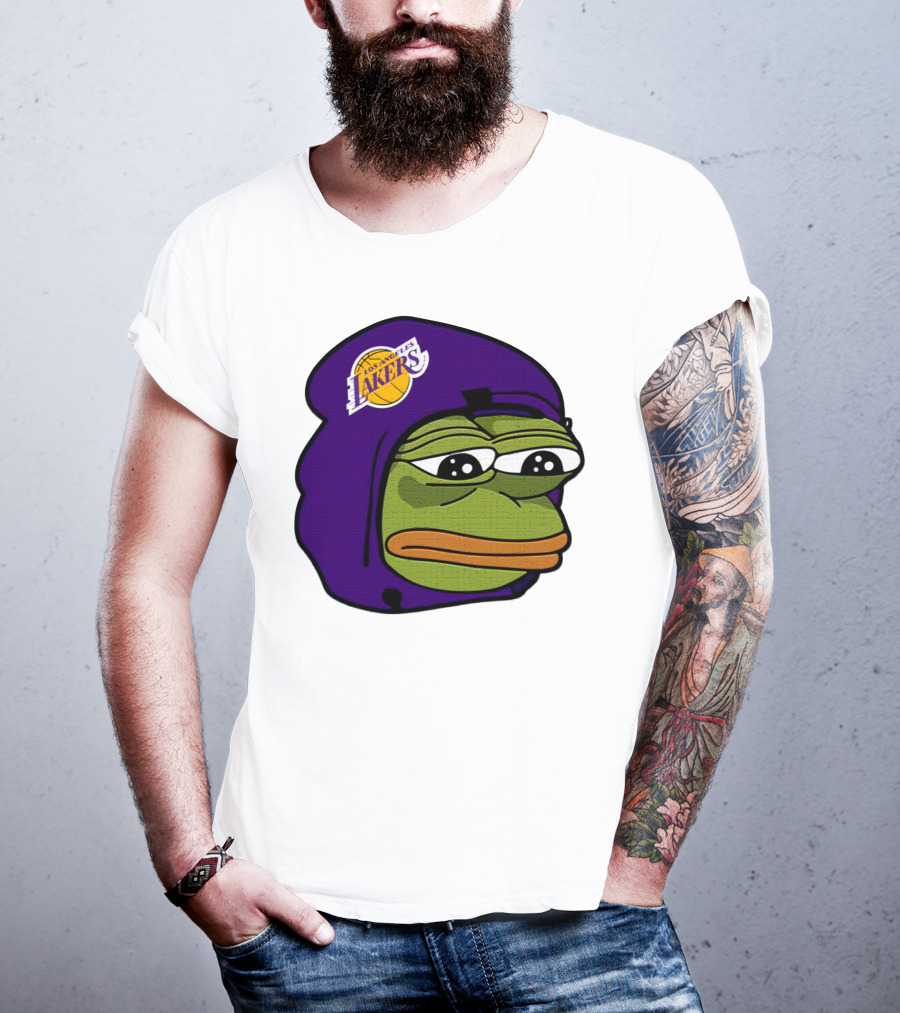 Pepe The Frog Los Angeles Lakers T-Shirt