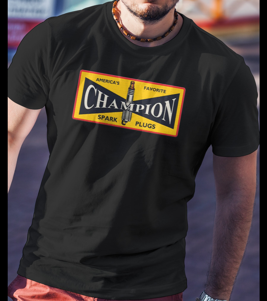 America's Favorite Champion Spark Plugs T-Shirt