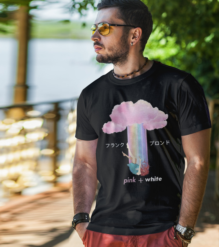 Frank Ocean Blond Pink White Cloud Art Music T-Shirt