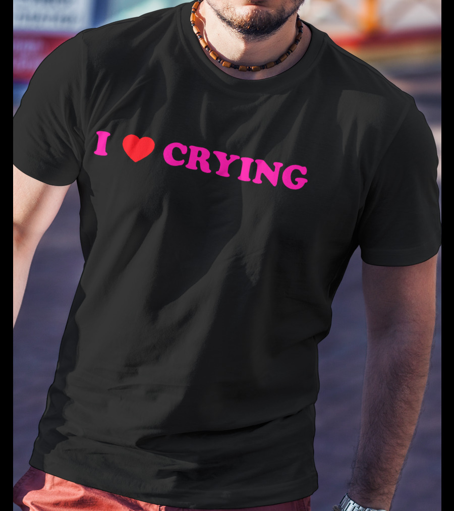 Gearment Eve I Love Heart Crying T-Shirt