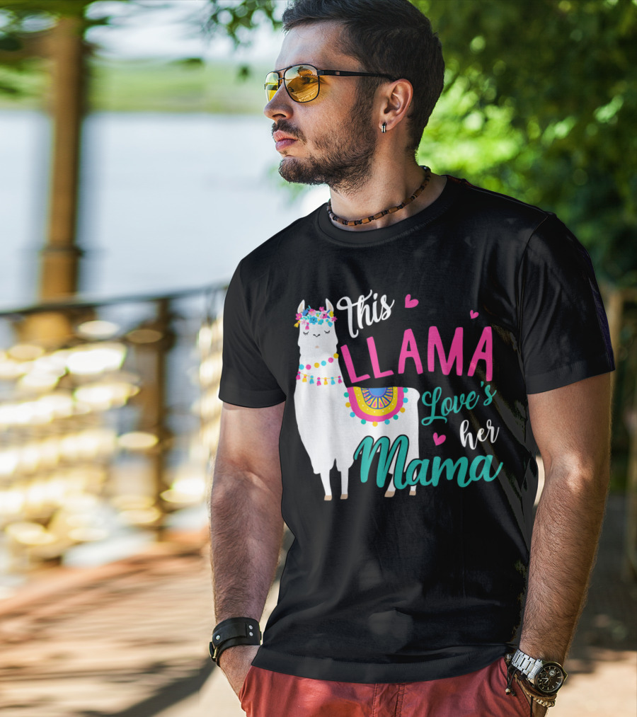This Llama Loves Her Mama Mother's Day T-Shirt