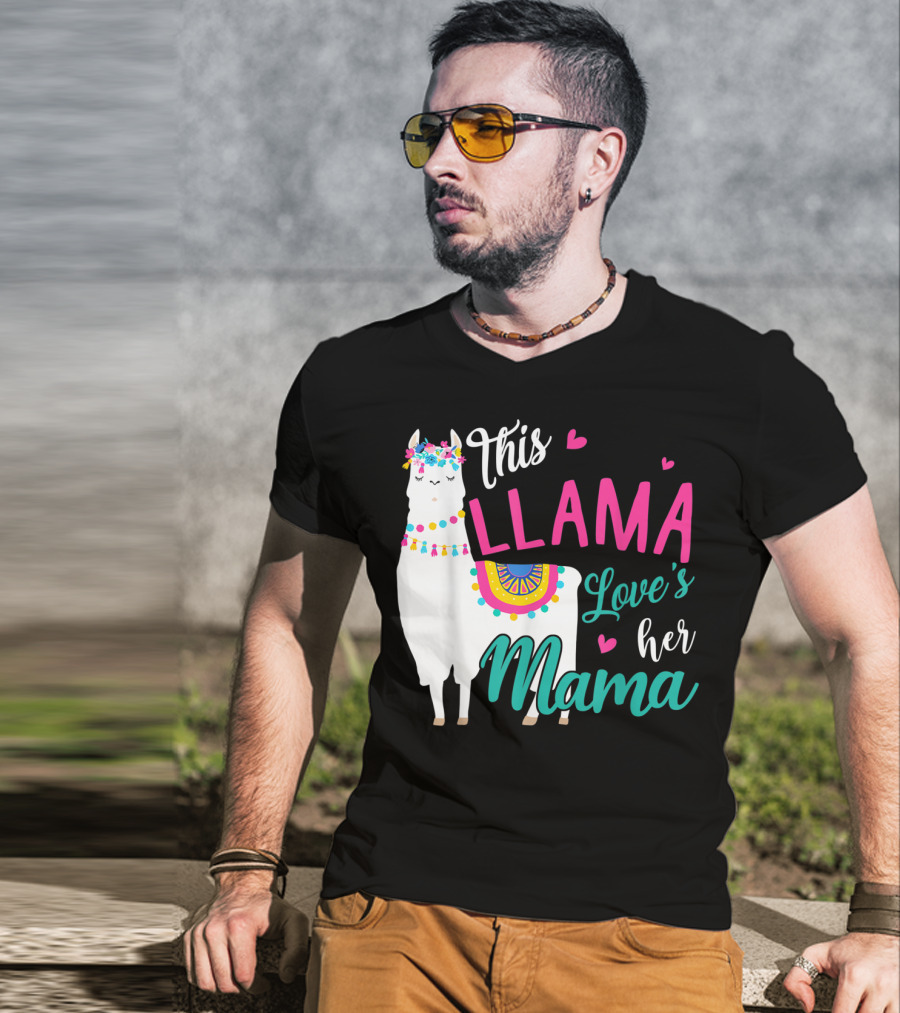 This Llama Loves Her Mama Mother's Day T-Shirt