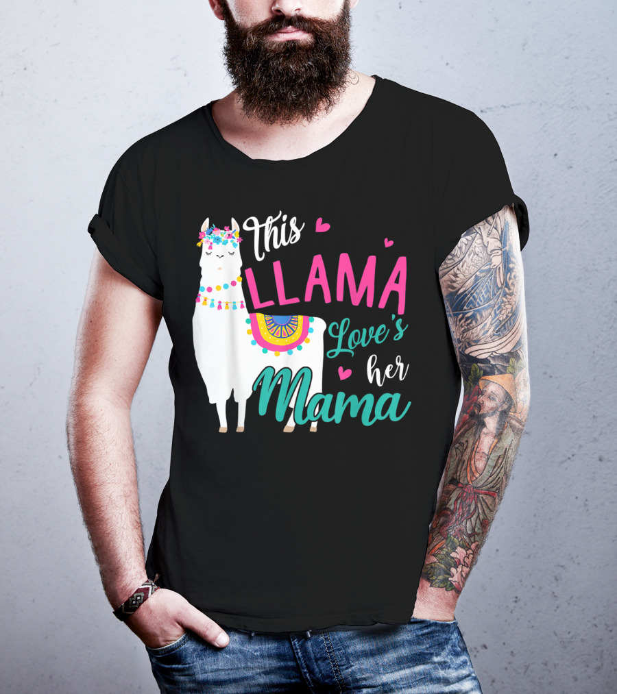 This Llama Loves Her Mama Mother's Day T-Shirt