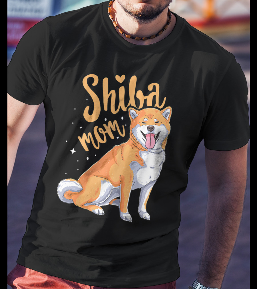 Shiba Inu Mom Funny Dog Lover For Shiba Inu Owner T-Shirt