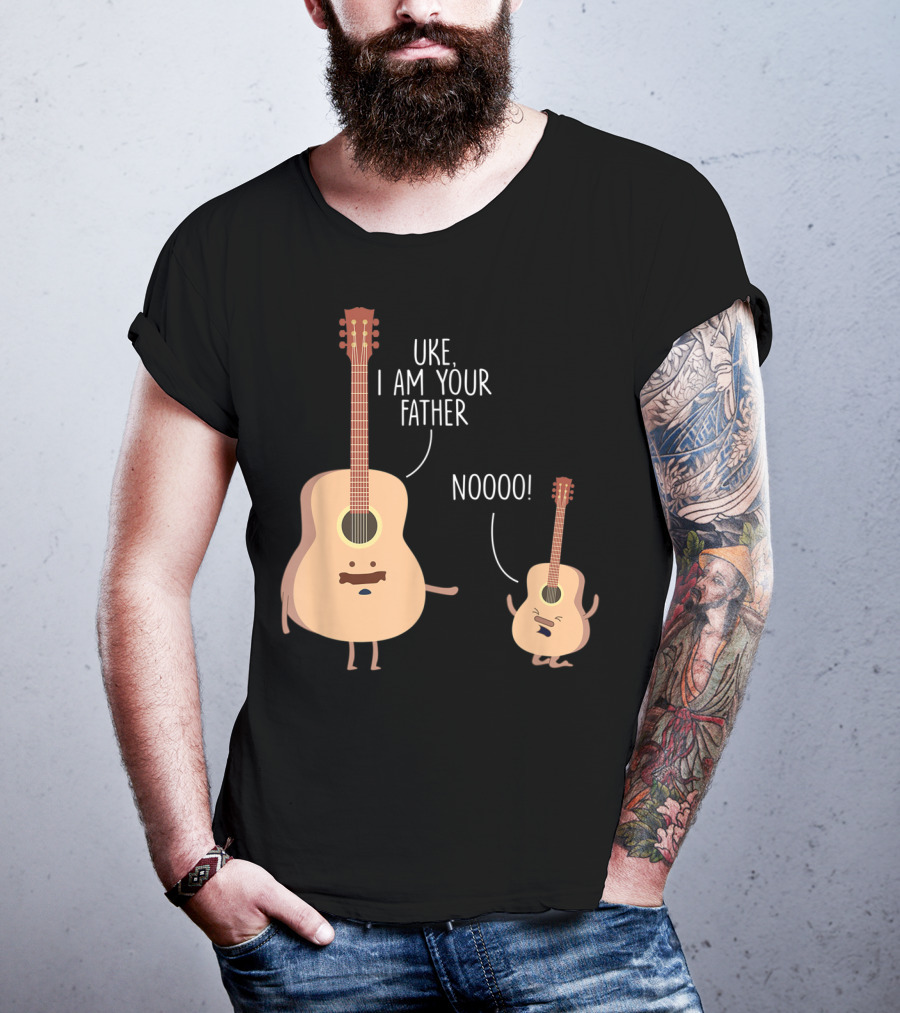 Uke I Am Your Father Ukulele Guitar NOOOO T-Shirt