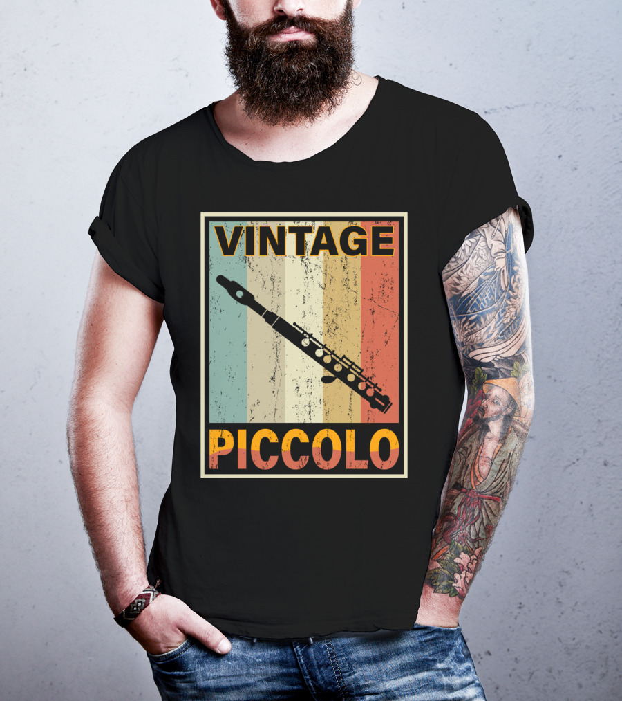 Vintage Piccolo Retro Stripes T-Shirt