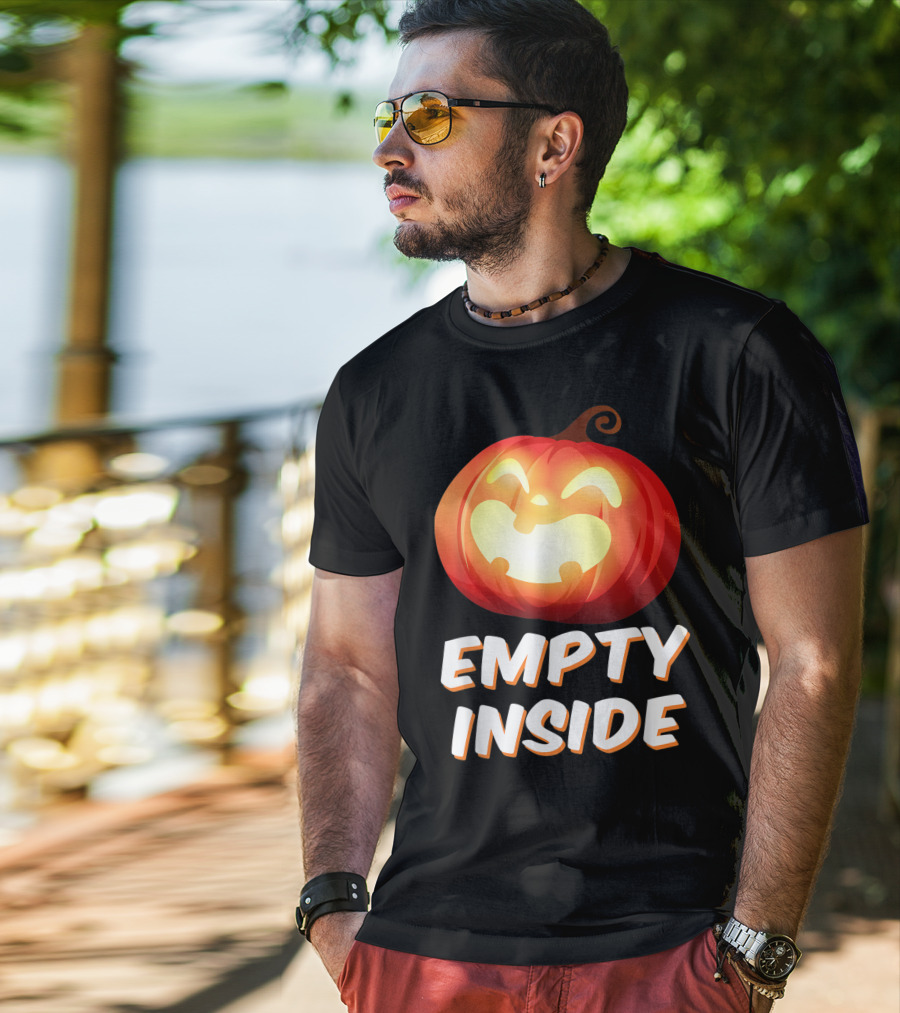 Empty Inside Halloween Pumpkin T-Shirt