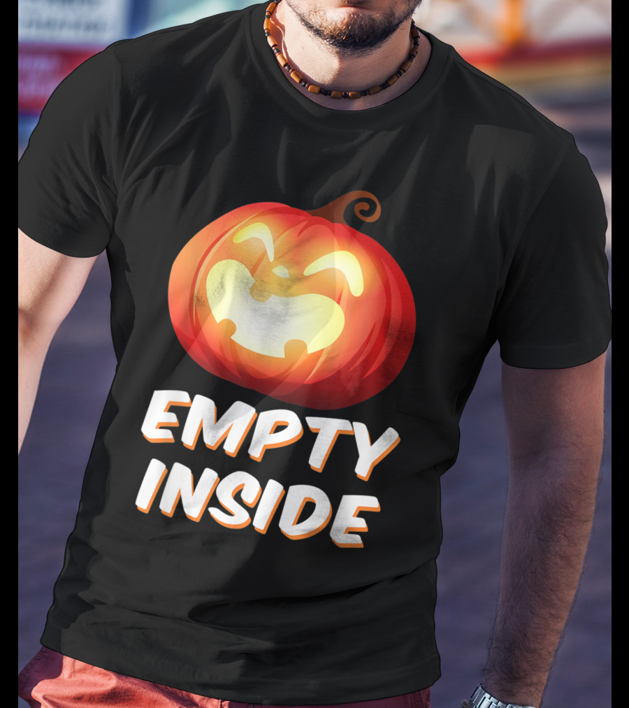 Empty Inside Halloween Pumpkin T-Shirt