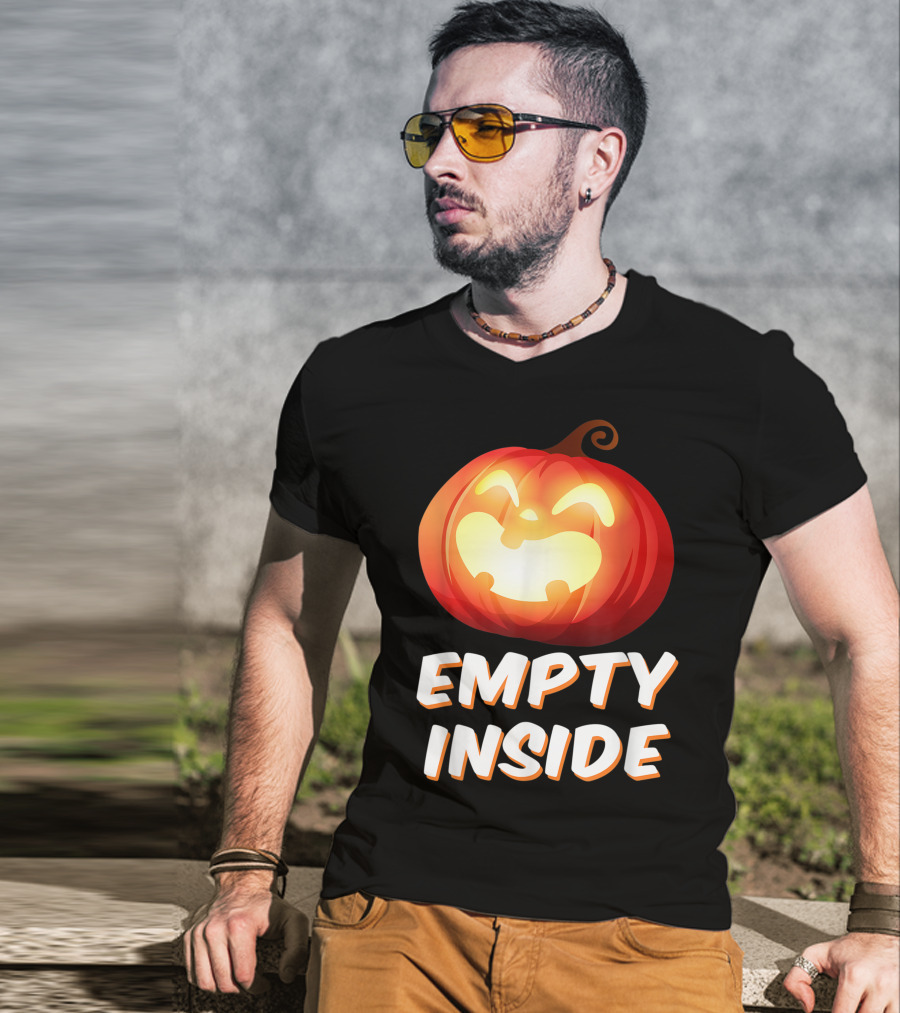 Empty Inside Halloween Pumpkin T-Shirt