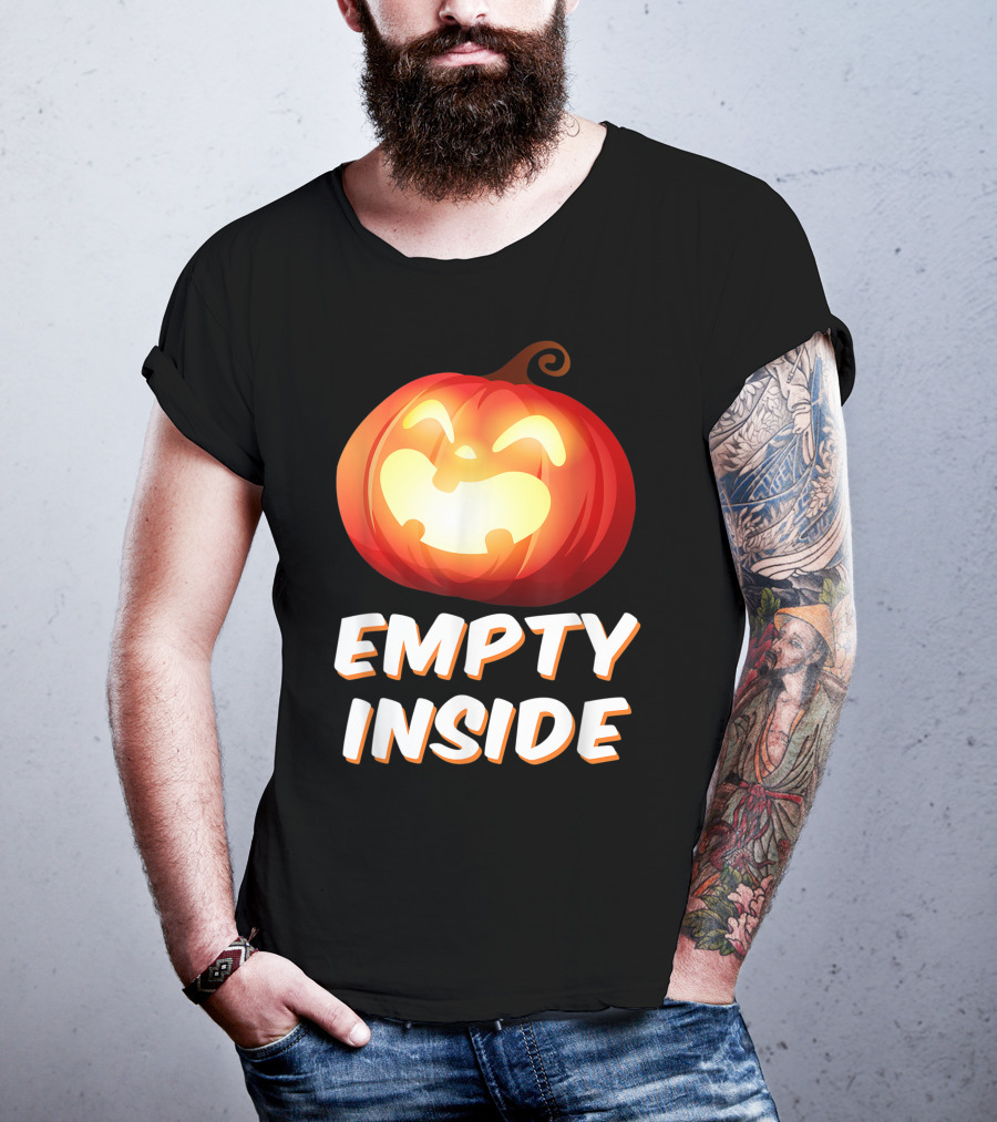 Empty Inside Halloween Pumpkin T-Shirt
