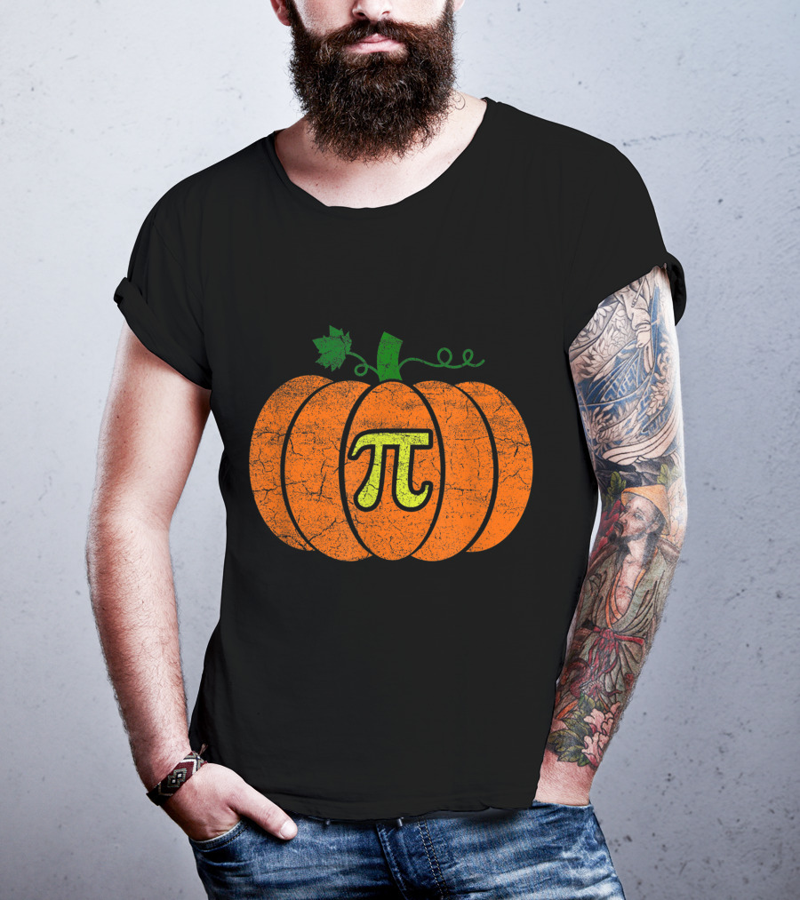 Halloween Pumpkin Pi Pie T-Shirt
