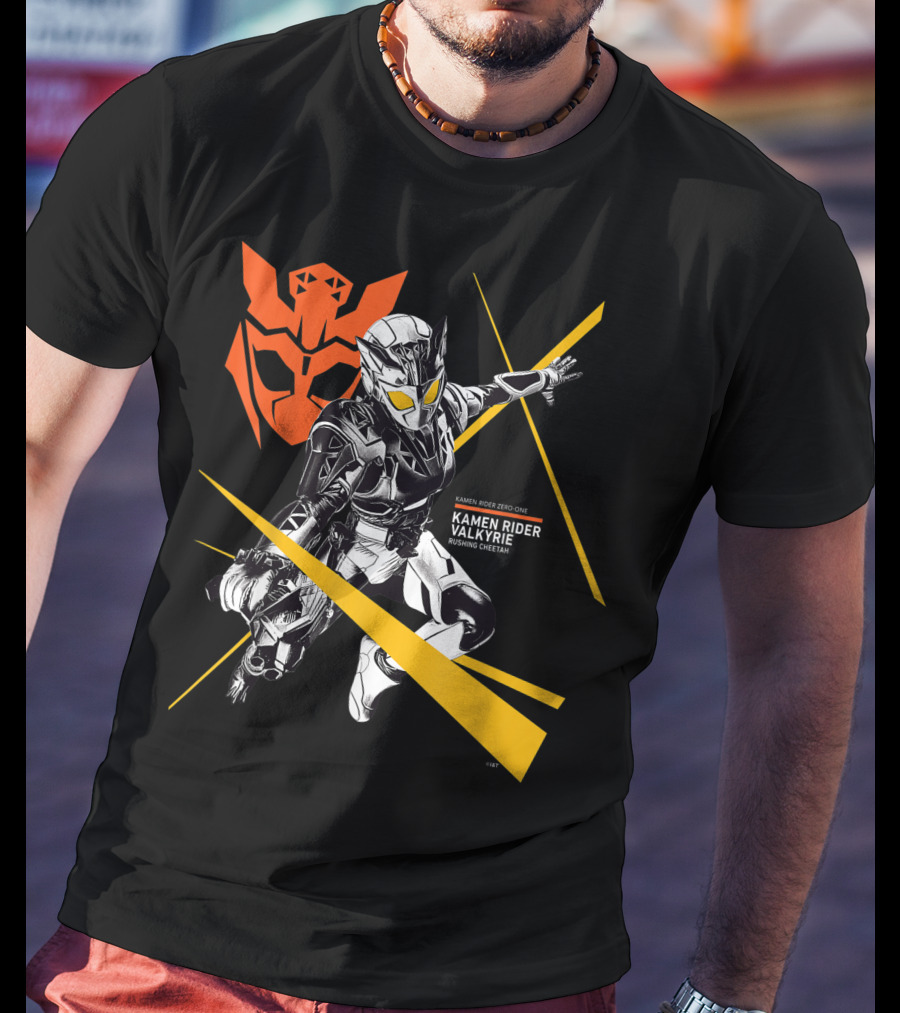 Kamen Rider Valkyrie Rushing Cheetah Zero-One Crossover T-Shirt