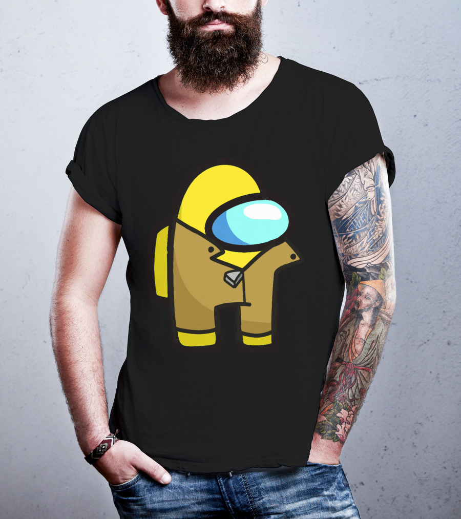Among Us Character Yellow Detective Crewmate T-Shirt