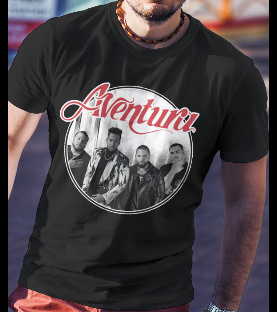 Aventura Inmortal Band Members Photo T-Shirt