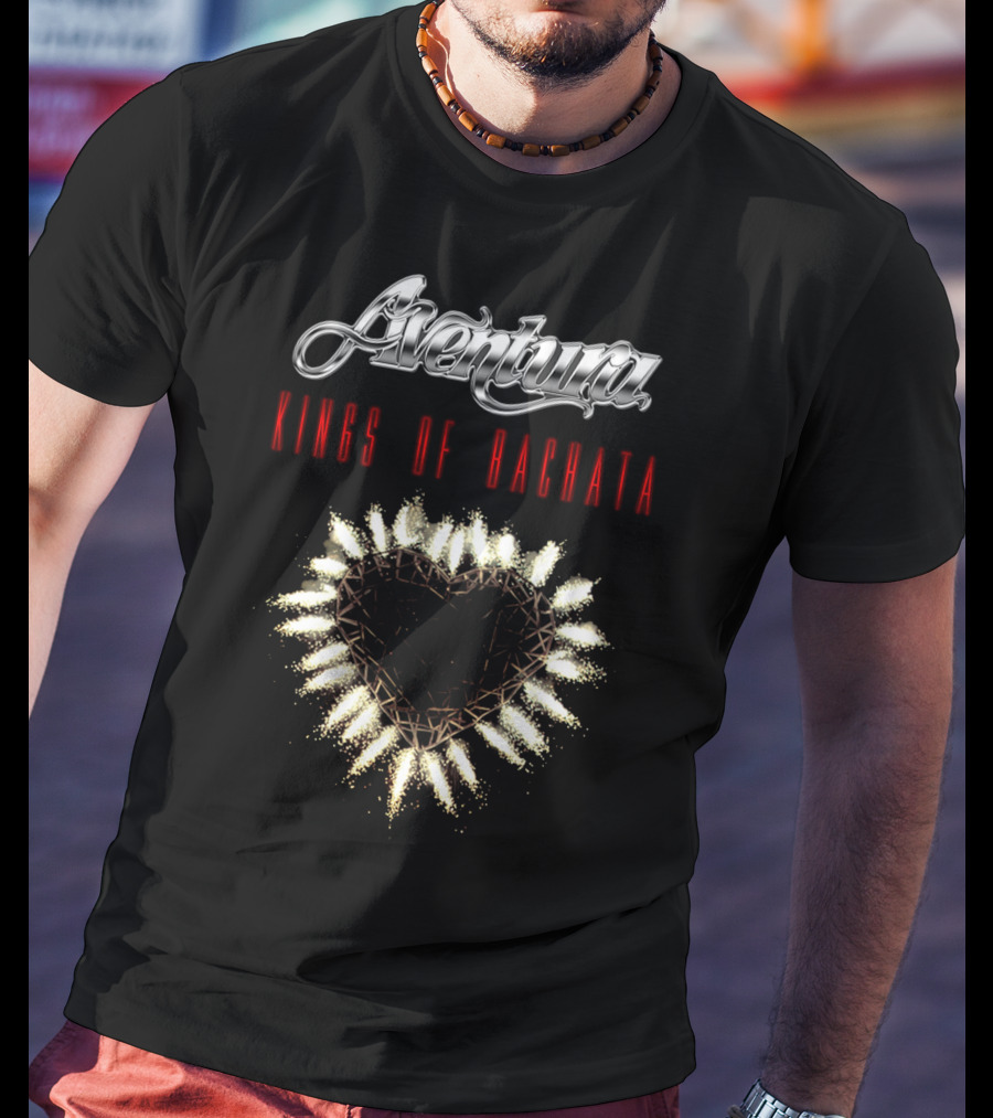 Aventura Kings Of Bachata Heart T-Shirt