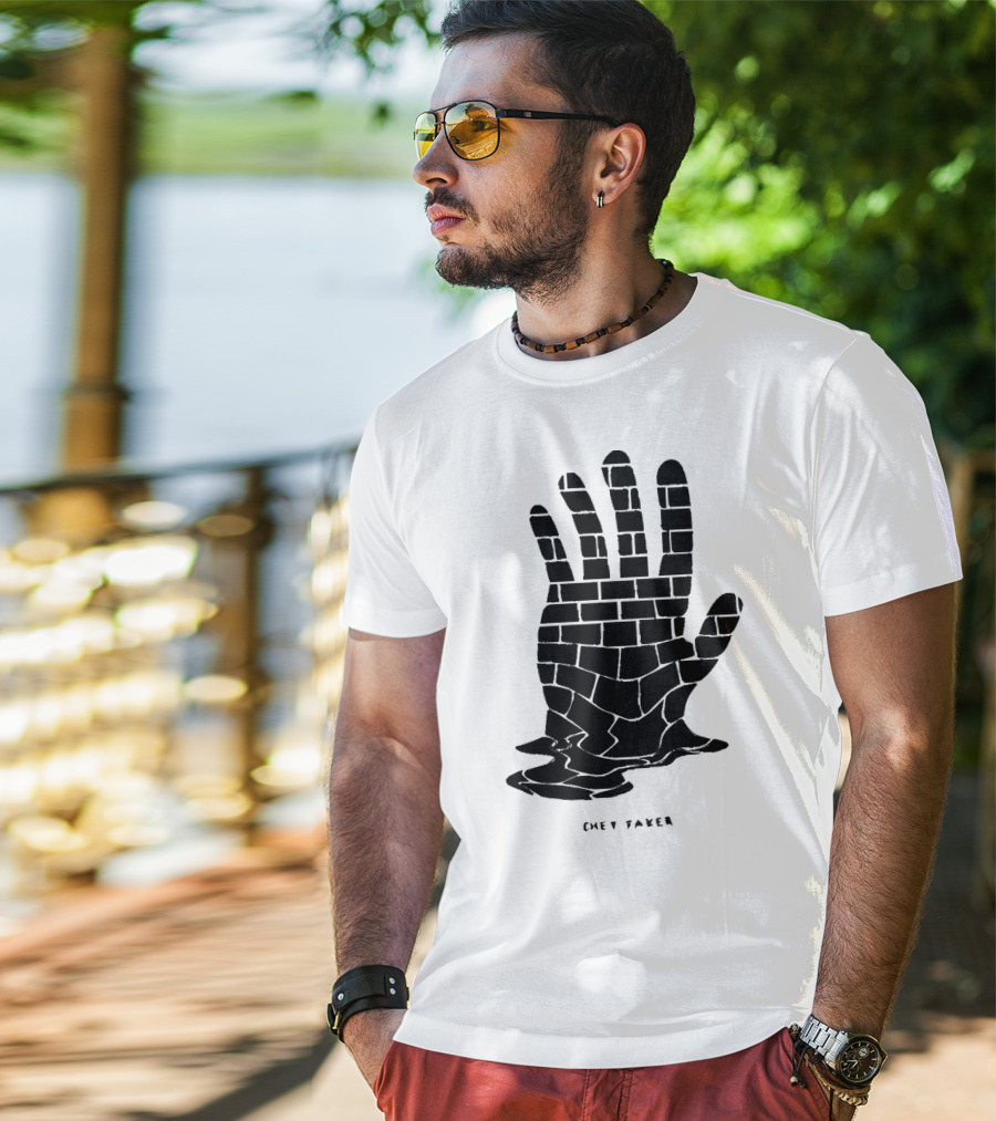 Chet Faker Built On Glass 2 Brick Hand T-Shirt