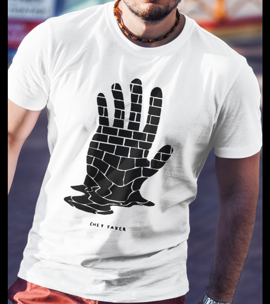 Chet Faker Built On Glass 2 Brick Hand T-Shirt