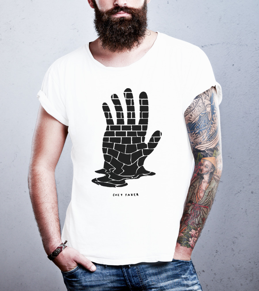 Chet Faker Built On Glass 2 Brick Hand T-Shirt