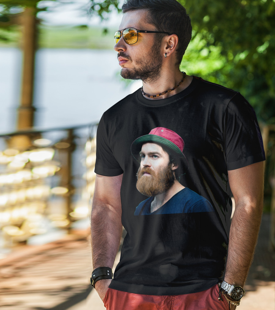 Chet Faker 2 Red And Green Bucket Hat Beard T-Shirt