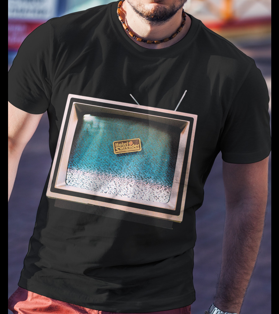 Hotel Surrender TV Static Retro Television T-Shirt