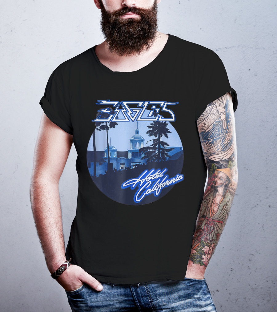 Eagles Hotel California Retro Vintage Band Music T-Shirt