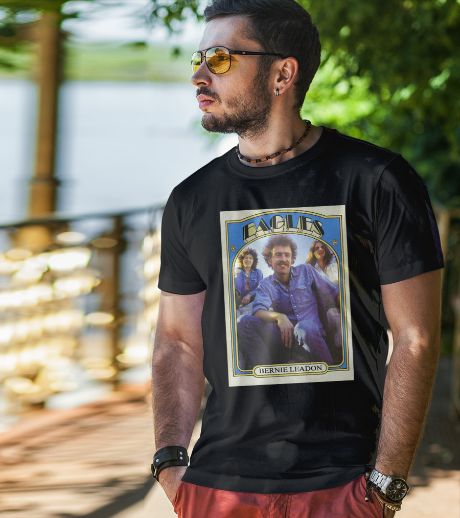 Eagles Bernie Leadon Vintage Card T-Shirt