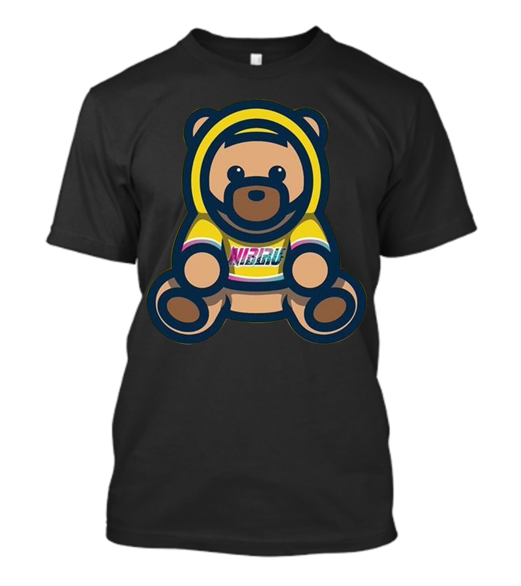 Nibiru Colorful Hoodie Bear T-Shirt